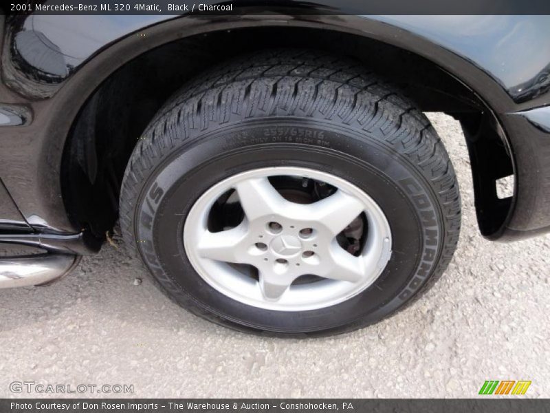 Black / Charcoal 2001 Mercedes-Benz ML 320 4Matic