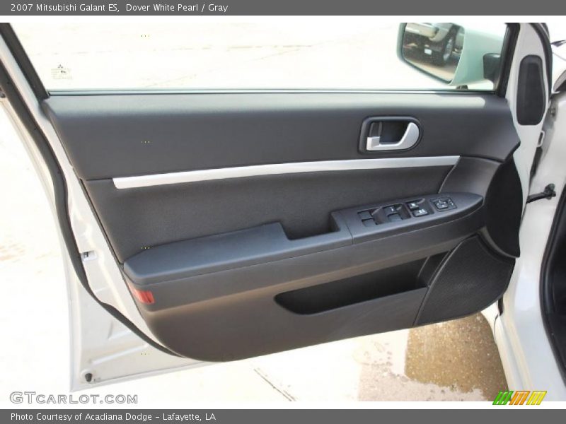 Dover White Pearl / Gray 2007 Mitsubishi Galant ES