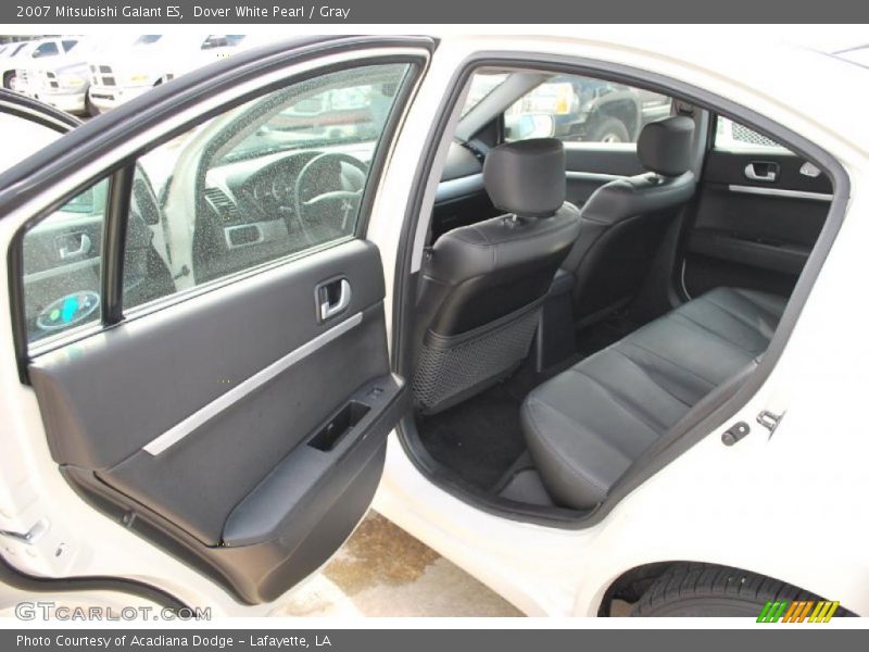 Dover White Pearl / Gray 2007 Mitsubishi Galant ES