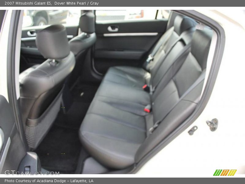 Dover White Pearl / Gray 2007 Mitsubishi Galant ES