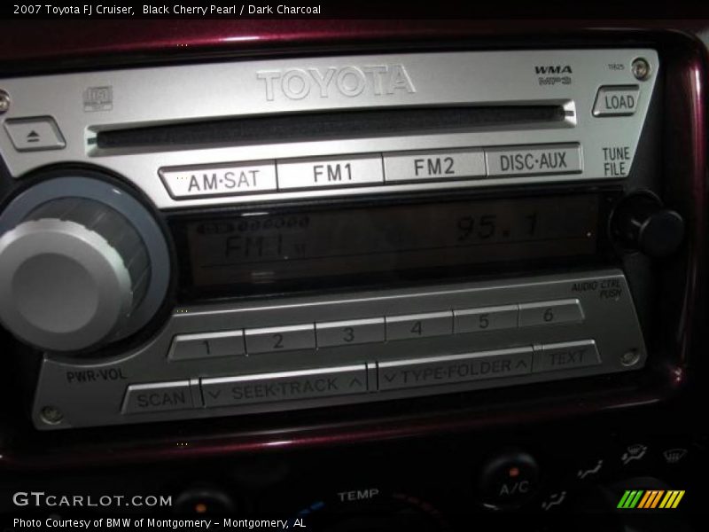 Black Cherry Pearl / Dark Charcoal 2007 Toyota FJ Cruiser