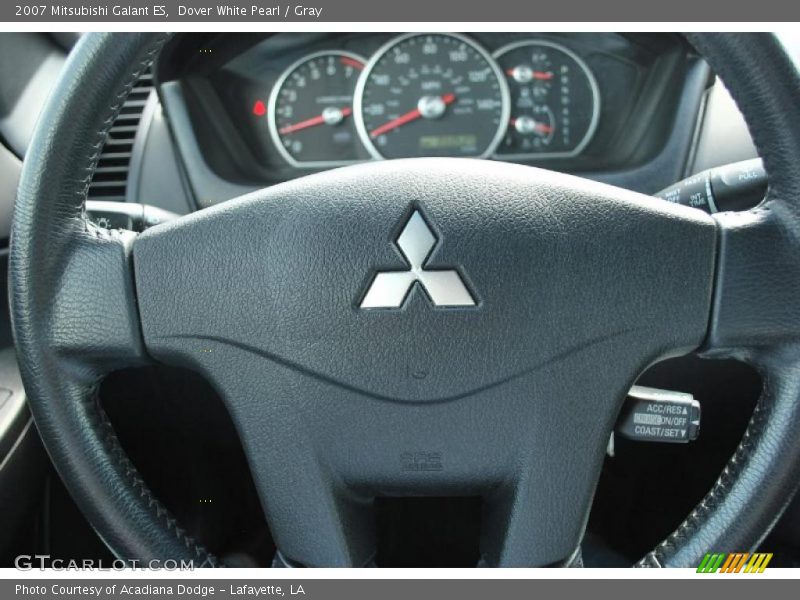 Dover White Pearl / Gray 2007 Mitsubishi Galant ES