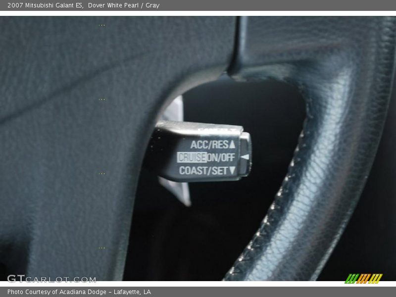Dover White Pearl / Gray 2007 Mitsubishi Galant ES