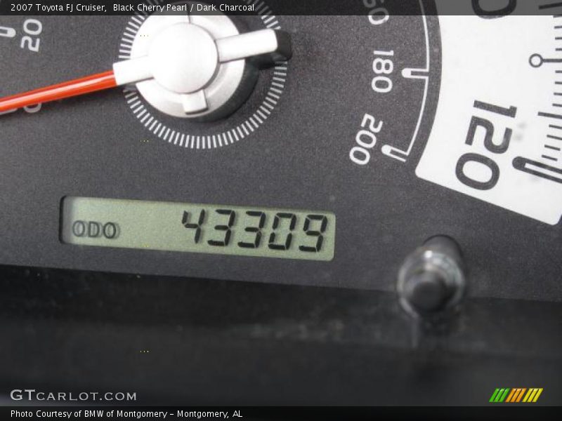 Black Cherry Pearl / Dark Charcoal 2007 Toyota FJ Cruiser