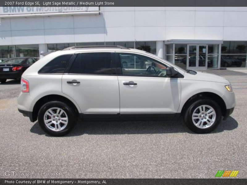 Light Sage Metallic / Medium Light Stone 2007 Ford Edge SE