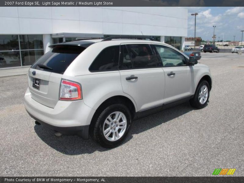 Light Sage Metallic / Medium Light Stone 2007 Ford Edge SE