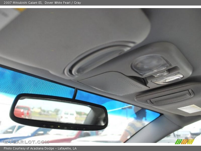 Dover White Pearl / Gray 2007 Mitsubishi Galant ES