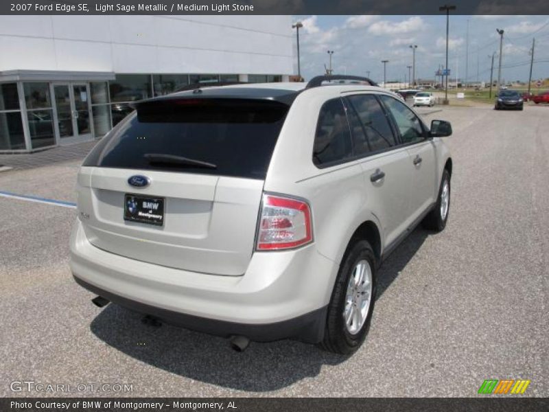 Light Sage Metallic / Medium Light Stone 2007 Ford Edge SE