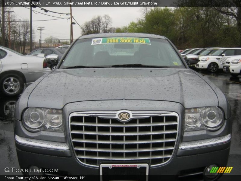 Silver Steel Metallic / Dark Slate Gray/Light Graystone 2006 Chrysler 300 C HEMI AWD