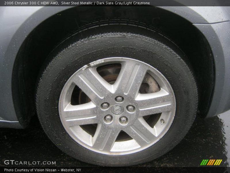 Silver Steel Metallic / Dark Slate Gray/Light Graystone 2006 Chrysler 300 C HEMI AWD