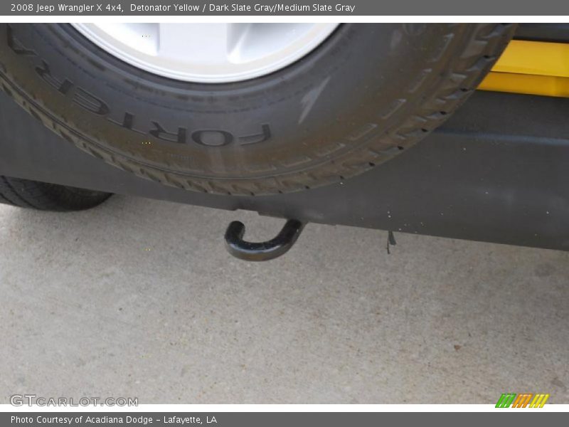 Detonator Yellow / Dark Slate Gray/Medium Slate Gray 2008 Jeep Wrangler X 4x4