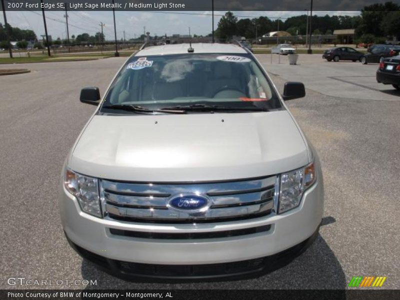 Light Sage Metallic / Medium Light Stone 2007 Ford Edge SE