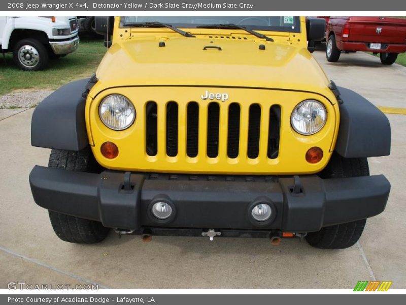 Detonator Yellow / Dark Slate Gray/Medium Slate Gray 2008 Jeep Wrangler X 4x4