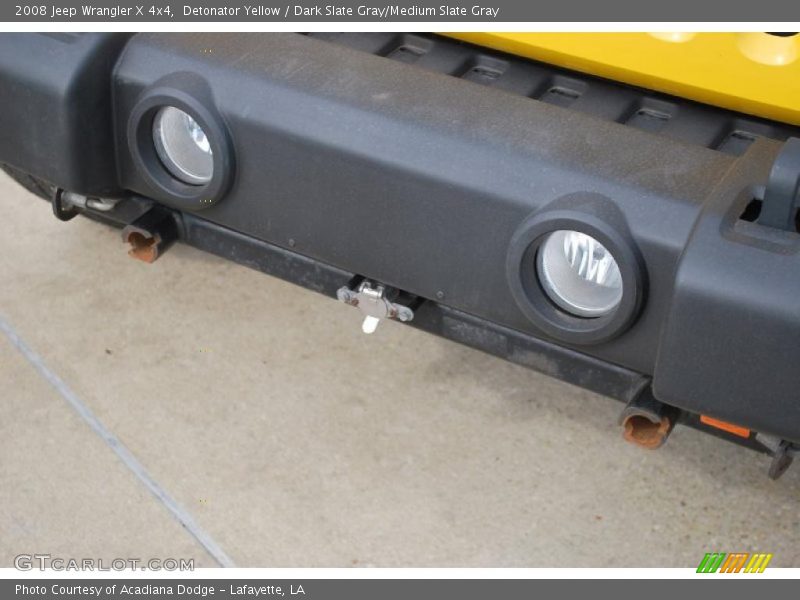 Detonator Yellow / Dark Slate Gray/Medium Slate Gray 2008 Jeep Wrangler X 4x4