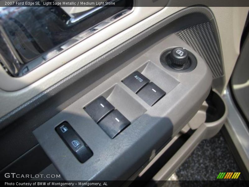 Light Sage Metallic / Medium Light Stone 2007 Ford Edge SE