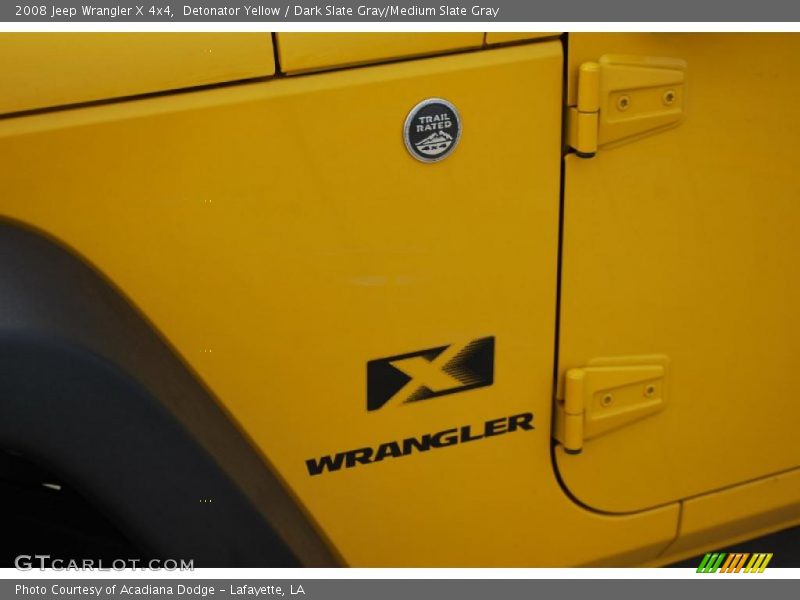 Detonator Yellow / Dark Slate Gray/Medium Slate Gray 2008 Jeep Wrangler X 4x4