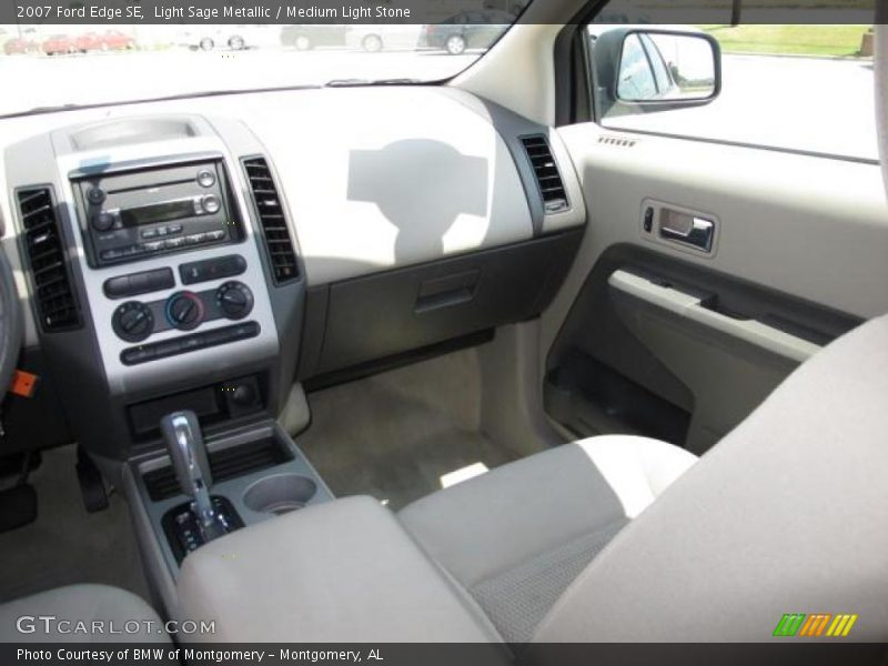 Light Sage Metallic / Medium Light Stone 2007 Ford Edge SE