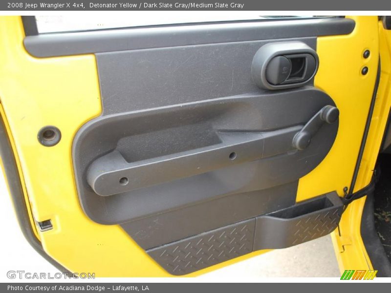 Detonator Yellow / Dark Slate Gray/Medium Slate Gray 2008 Jeep Wrangler X 4x4