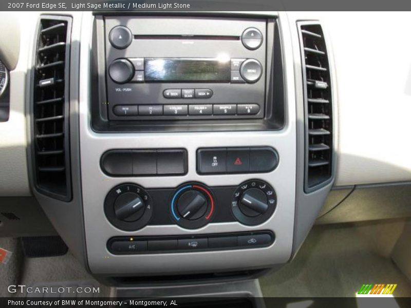 Light Sage Metallic / Medium Light Stone 2007 Ford Edge SE