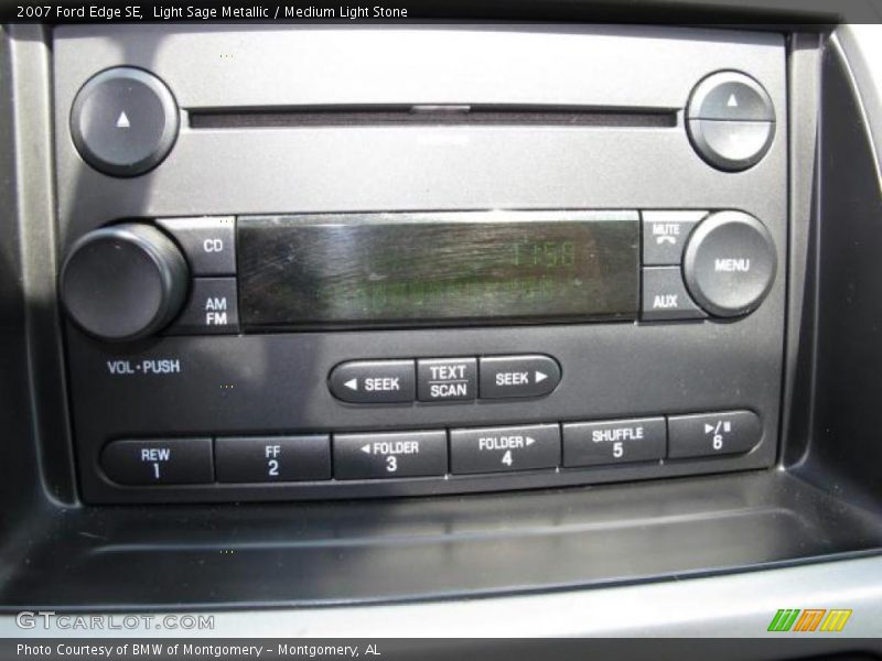 Light Sage Metallic / Medium Light Stone 2007 Ford Edge SE