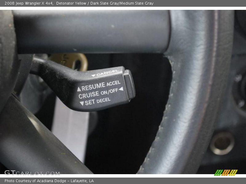 Detonator Yellow / Dark Slate Gray/Medium Slate Gray 2008 Jeep Wrangler X 4x4