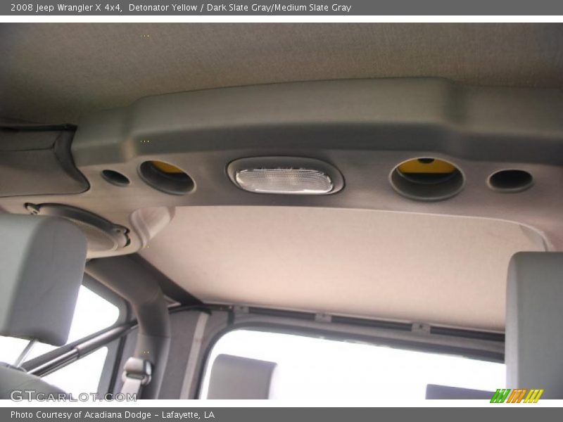 Detonator Yellow / Dark Slate Gray/Medium Slate Gray 2008 Jeep Wrangler X 4x4