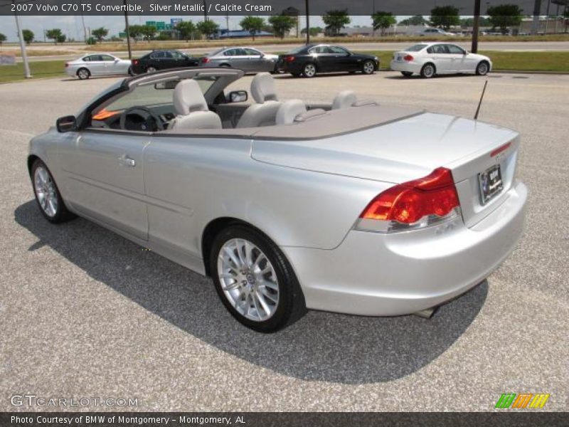 Silver Metallic / Calcite Cream 2007 Volvo C70 T5 Convertible
