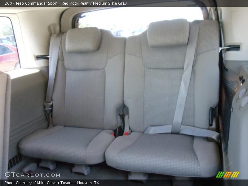 Red Rock Pearl / Medium Slate Gray 2007 Jeep Commander Sport