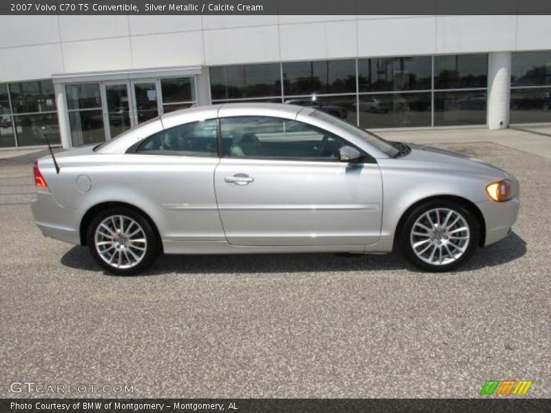 Silver Metallic / Calcite Cream 2007 Volvo C70 T5 Convertible