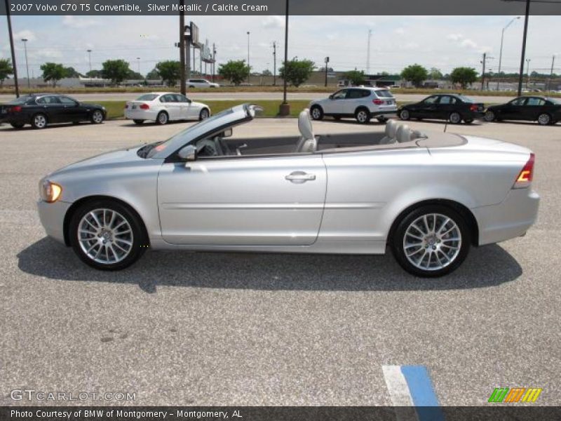 Silver Metallic / Calcite Cream 2007 Volvo C70 T5 Convertible