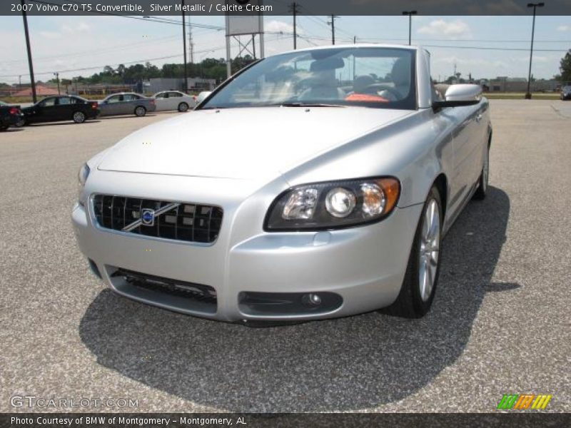 Silver Metallic / Calcite Cream 2007 Volvo C70 T5 Convertible
