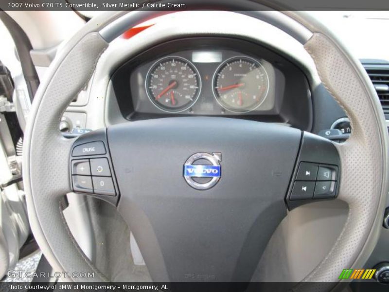 Silver Metallic / Calcite Cream 2007 Volvo C70 T5 Convertible
