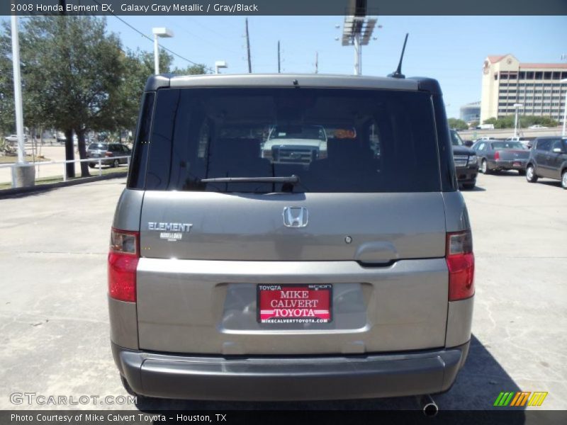 Galaxy Gray Metallic / Gray/Black 2008 Honda Element EX