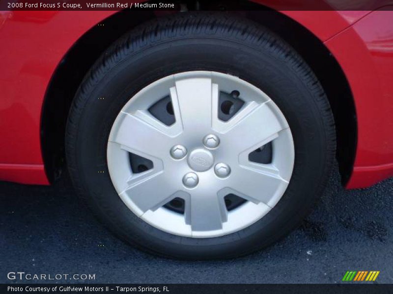 Vermillion Red / Medium Stone 2008 Ford Focus S Coupe