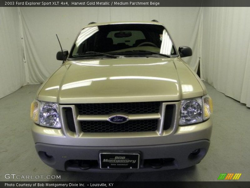 Harvest Gold Metallic / Medium Parchment Beige 2003 Ford Explorer Sport XLT 4x4