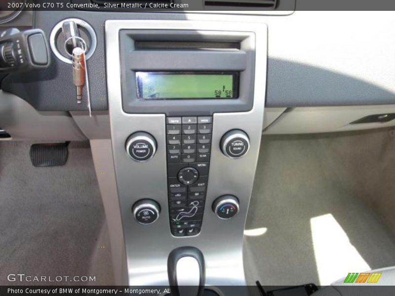 Silver Metallic / Calcite Cream 2007 Volvo C70 T5 Convertible