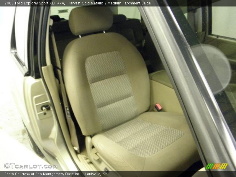 Harvest Gold Metallic / Medium Parchment Beige 2003 Ford Explorer Sport XLT 4x4
