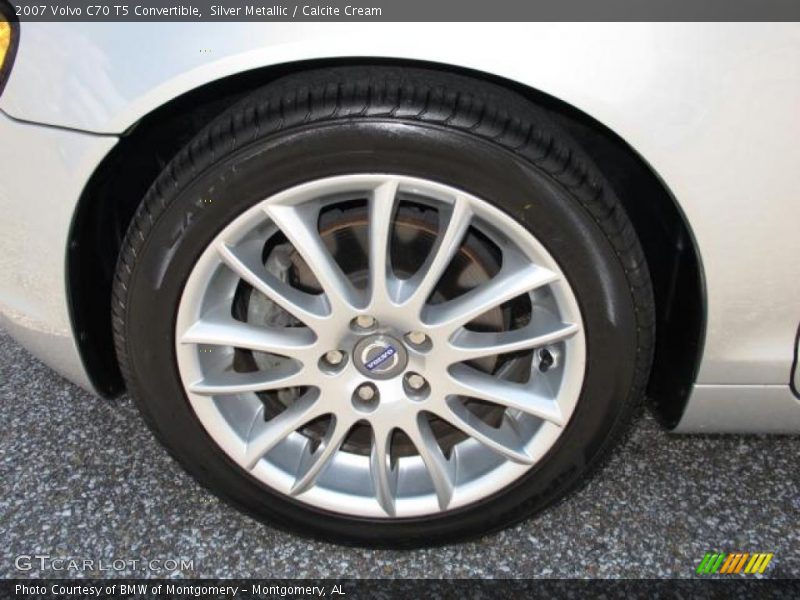 Silver Metallic / Calcite Cream 2007 Volvo C70 T5 Convertible