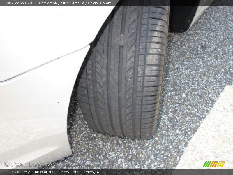 Silver Metallic / Calcite Cream 2007 Volvo C70 T5 Convertible