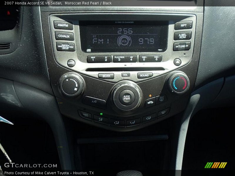 Moroccan Red Pearl / Black 2007 Honda Accord SE V6 Sedan