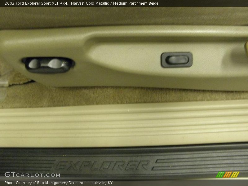 Harvest Gold Metallic / Medium Parchment Beige 2003 Ford Explorer Sport XLT 4x4