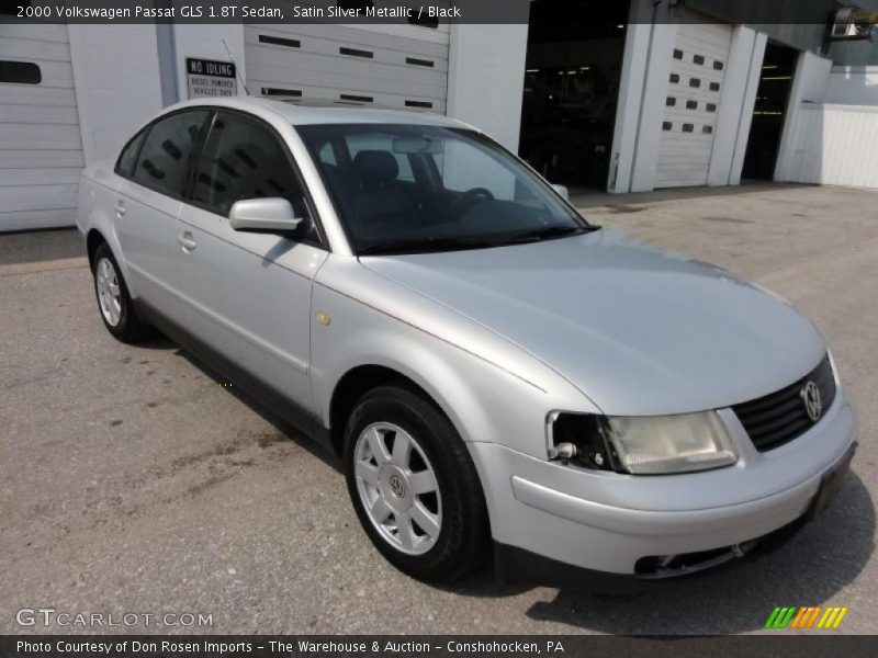 Satin Silver Metallic / Black 2000 Volkswagen Passat GLS 1.8T Sedan