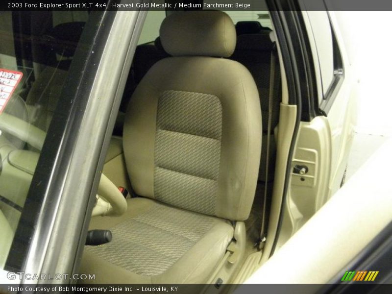 Harvest Gold Metallic / Medium Parchment Beige 2003 Ford Explorer Sport XLT 4x4