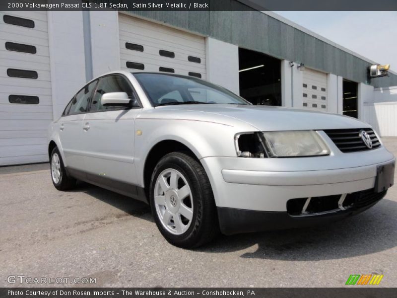 Satin Silver Metallic / Black 2000 Volkswagen Passat GLS 1.8T Sedan