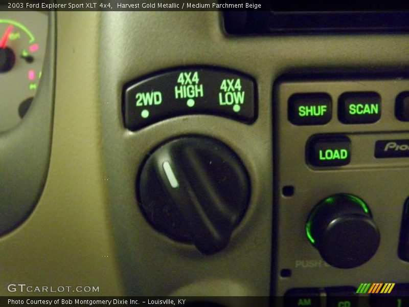Harvest Gold Metallic / Medium Parchment Beige 2003 Ford Explorer Sport XLT 4x4