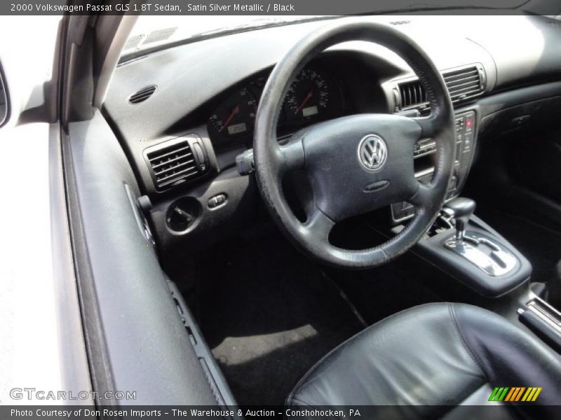 Satin Silver Metallic / Black 2000 Volkswagen Passat GLS 1.8T Sedan