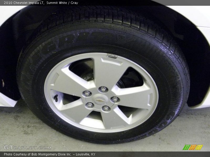 Summit White / Gray 2010 Chevrolet Impala LT