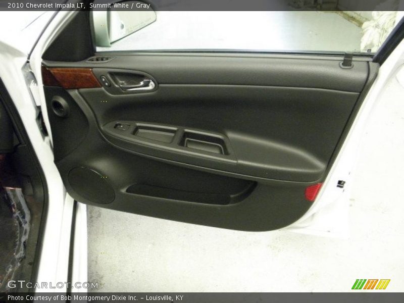 Summit White / Gray 2010 Chevrolet Impala LT