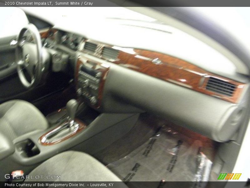 Summit White / Gray 2010 Chevrolet Impala LT