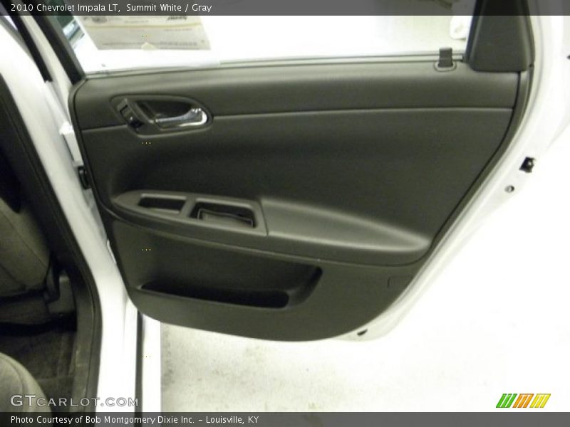 Summit White / Gray 2010 Chevrolet Impala LT